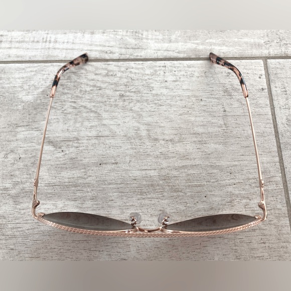 Alex Perry Aviator Rose-Gold Sunglasses - Picture 6 of 11